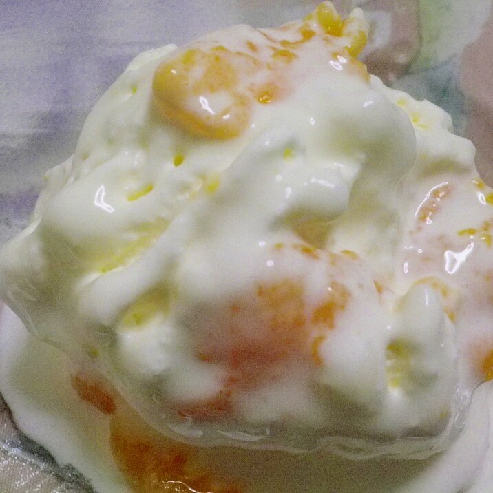 みかんのアイスクリーム